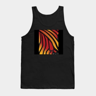 Butterfly Wing Collection - Yellow, Red, Grey and Black Tank Top